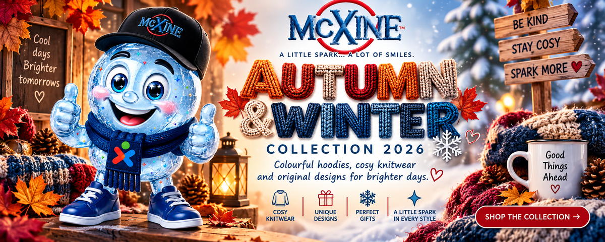 McXine Autumn and Winter Collection 2026 with Xinetje, cosy knitwear and seasonal autumn winter setting