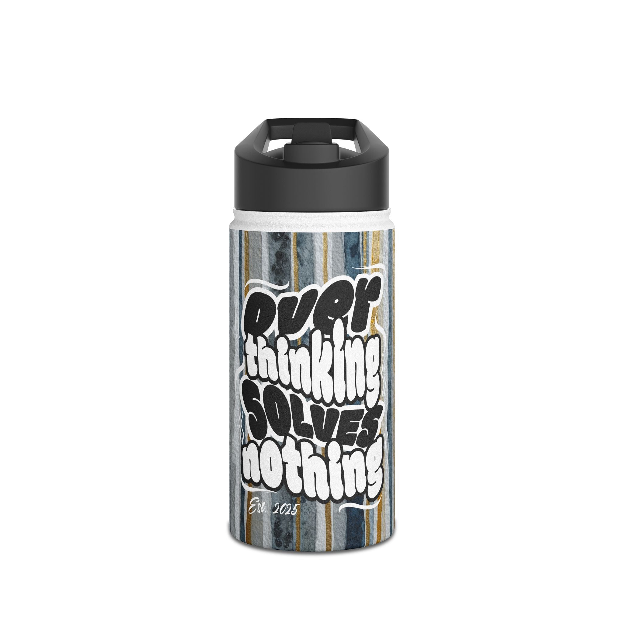 Stylish Stainless Steel Water Bottle, Eco-Friendly Hydration, Perfect for Fitness and Everyday Use, Gift for Adventurers, Travel Drinkware Printify