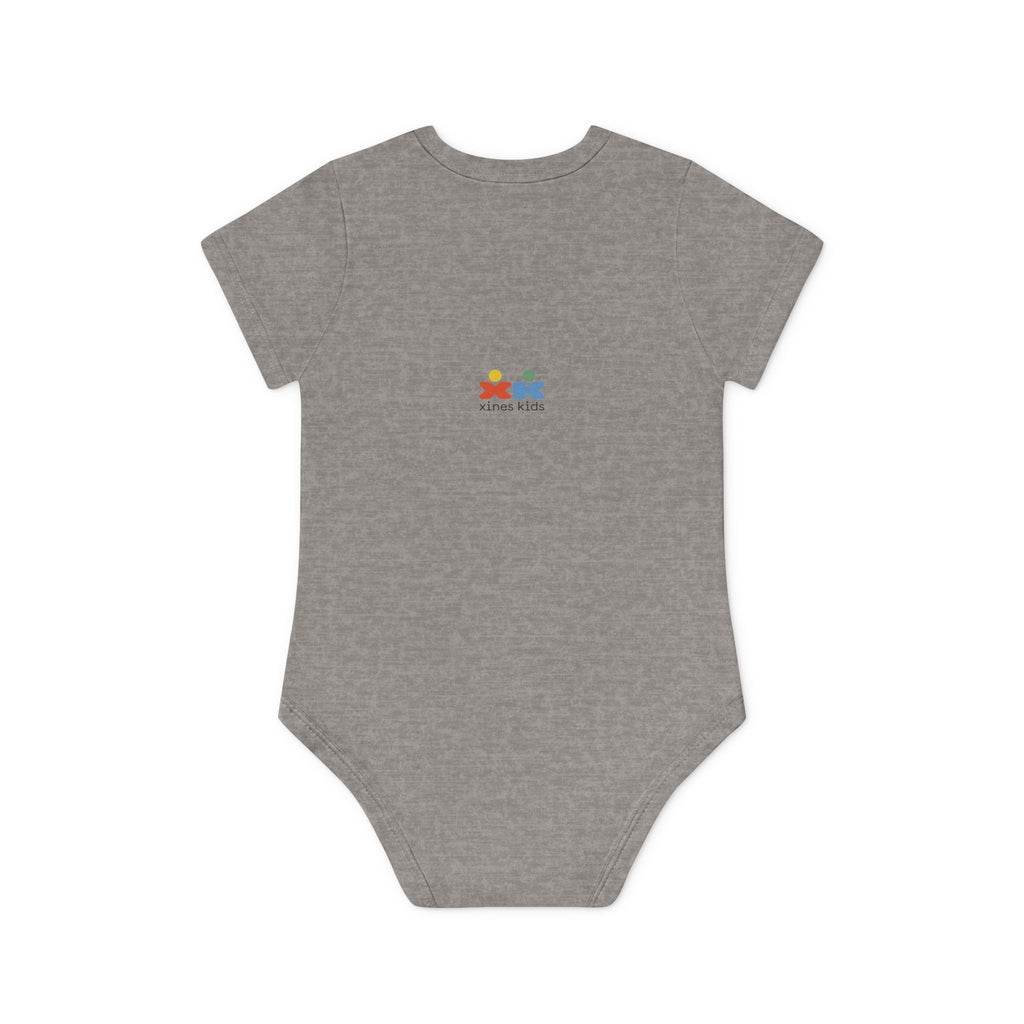 Baby Organic Bodysuit with Cute Cloud Design, Adorable Infant Outfit, Eco-Friendly Baby Clothes, Perfect Baby Shower Gift, Soft Cotton [...] Printify