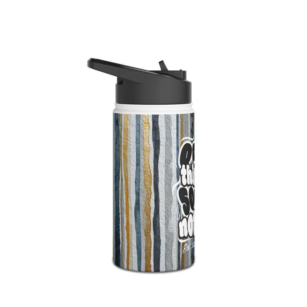 Stylish Stainless Steel Water Bottle, Eco-Friendly Hydration, Perfect for Fitness and Everyday Use, Gift for Adventurers, Travel Drinkware Printify