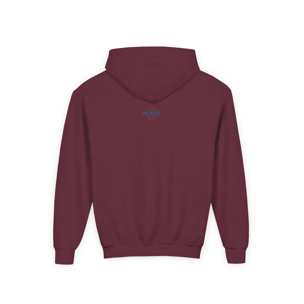 Colorful Youth Hoodie with 'Hi There!' Design – Perfect for Casual Wear, Birthday Gifts, School Events, Holidays, and Beyond Printify