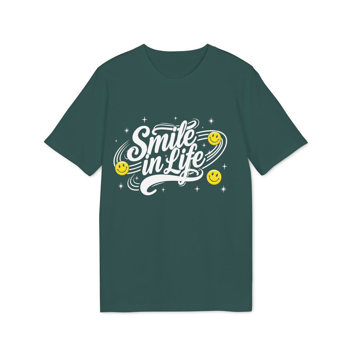 Smile in Life Organic Cotton T-Shirt | McXine Originals Tee Printify