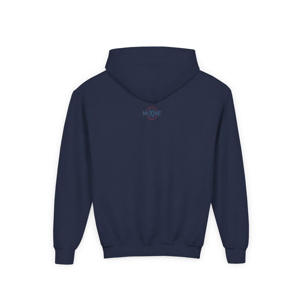 Colorful Youth Hoodie with 'Hi There!' Design – Perfect for Casual Wear, Birthday Gifts, School Events, Holidays, and Beyond Printify