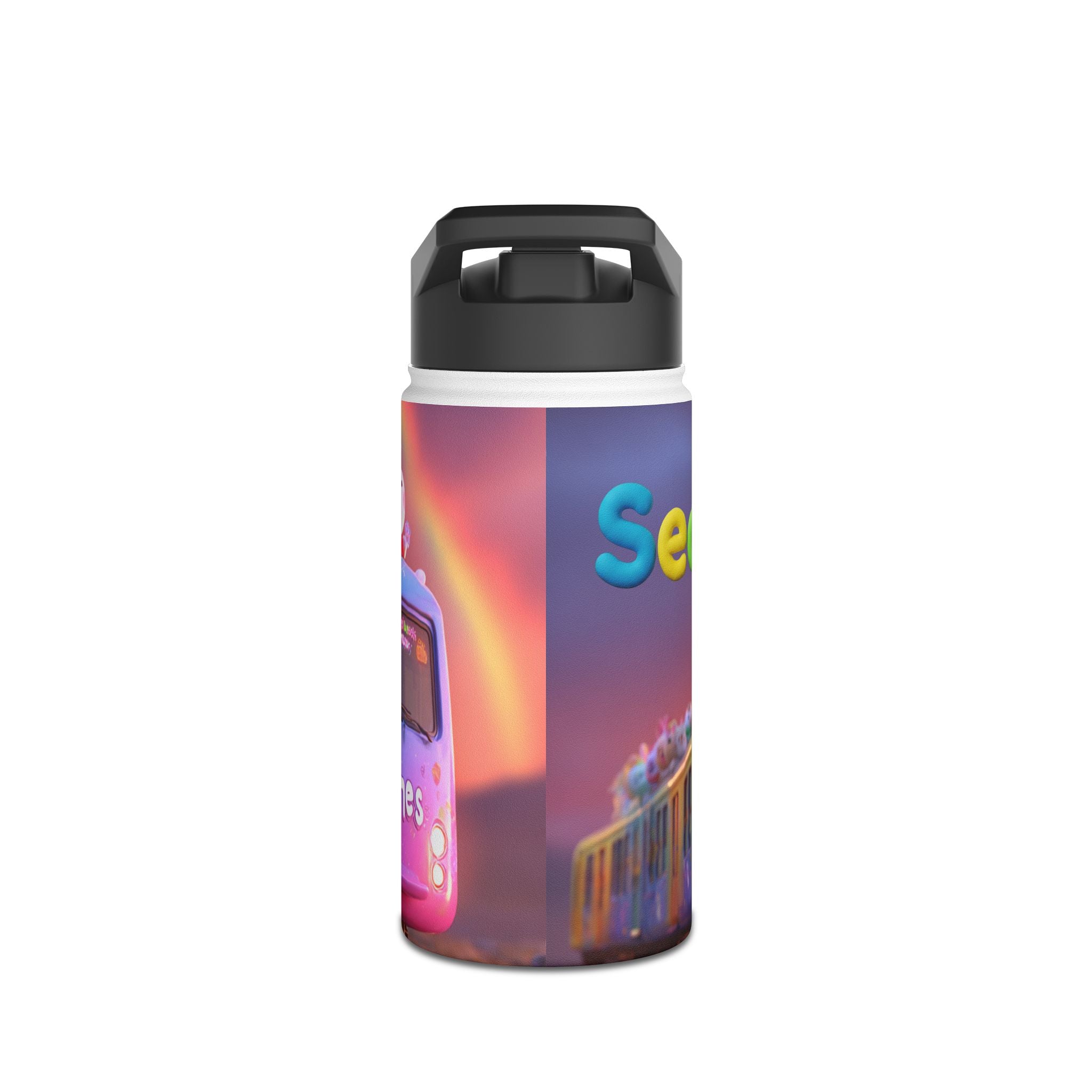 Colorful Kids Water Bottle Printify