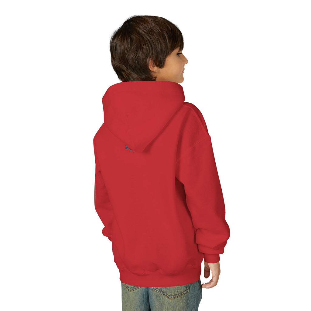 Youth Heavy Blend Dog Lover Hoodie, Cute Dog Sweatshirt, Kids Animal Apparel, Perfect for Gift Giving, Throw and I’ll Go Design Printify