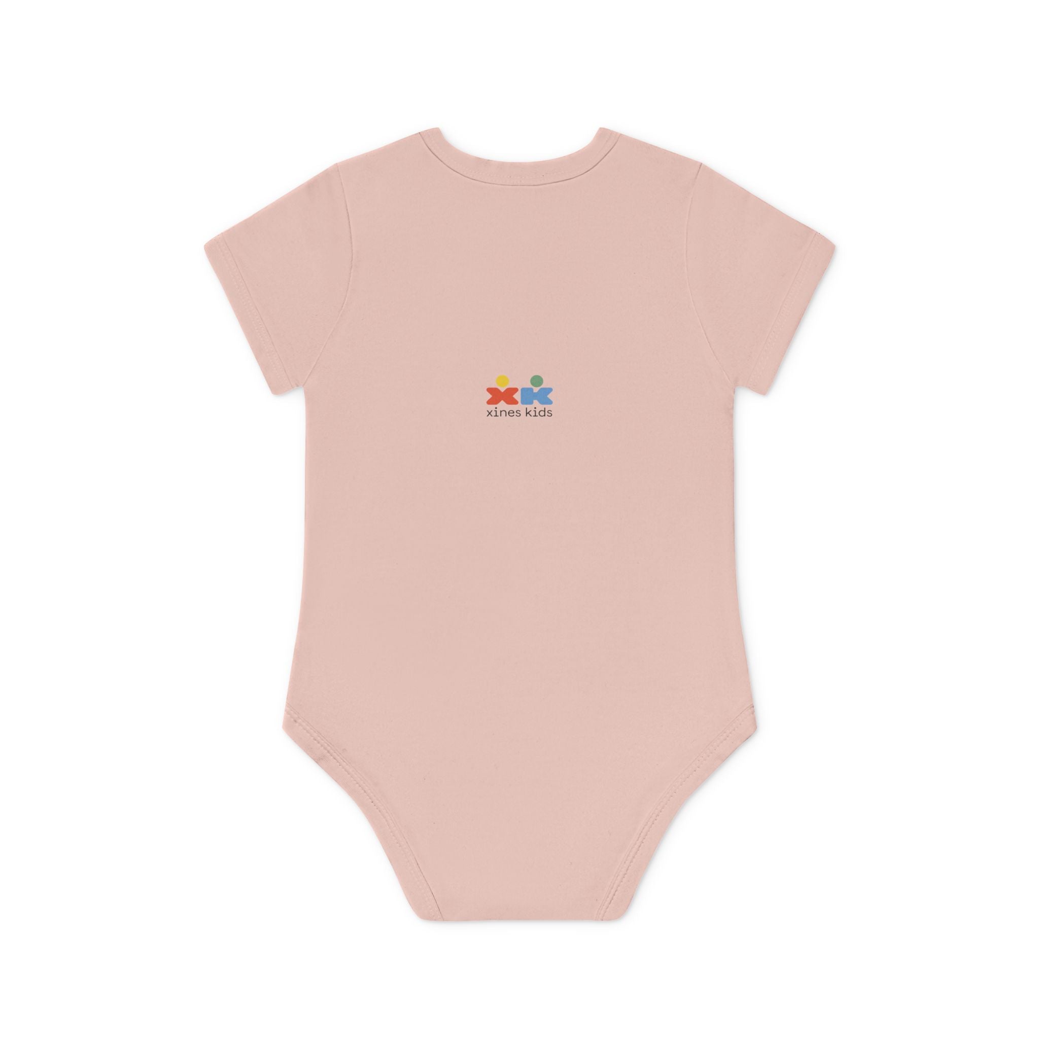 Baby Organic Bodysuit with Cute Cloud Design, Adorable Infant Outfit, Eco-Friendly Baby Clothes, Perfect Baby Shower Gift, Soft Cotton [...] Printify