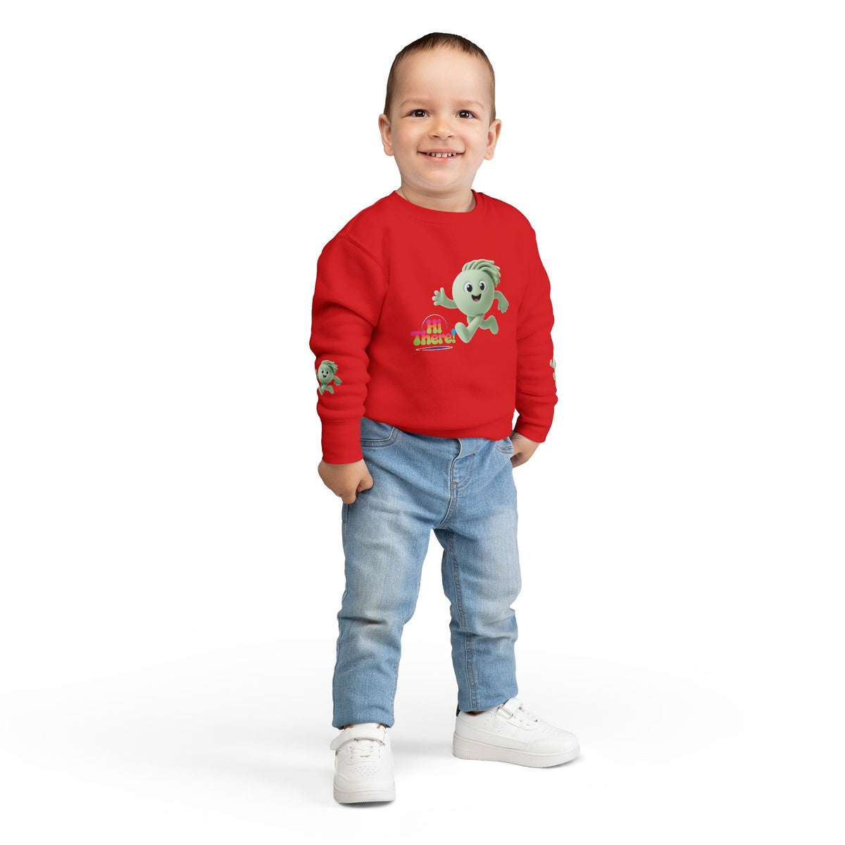 Sweatshirt - Playful Toddler Sweatshirt, Gift for Kids Printify