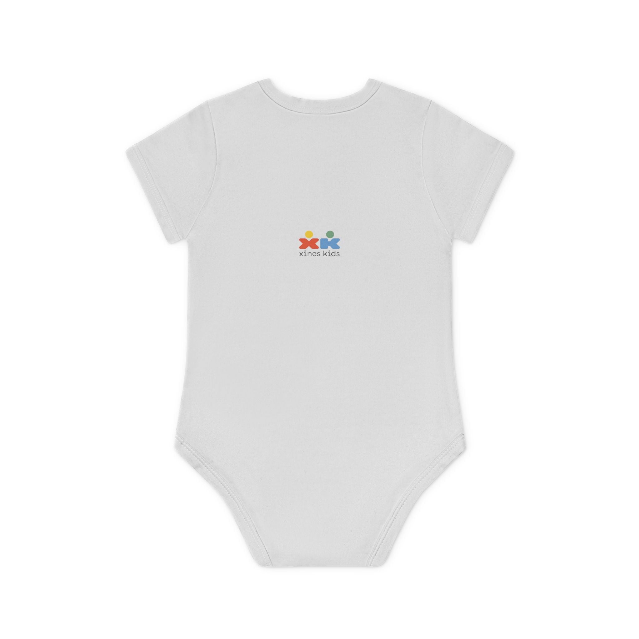 Baby Organic Bodysuit with Cute Cloud Design, Adorable Infant Outfit, Eco-Friendly Baby Clothes, Perfect Baby Shower Gift, Soft Cotton [...] Printify