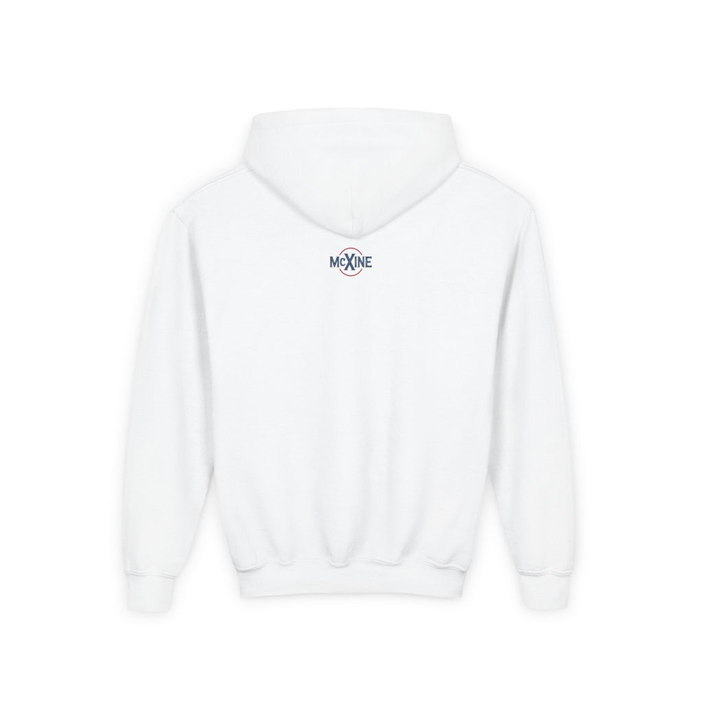 Colorful Youth Hoodie with 'Hi There!' Design – Perfect for Casual Wear, Birthday Gifts, School Events, Holidays, and Beyond Printify