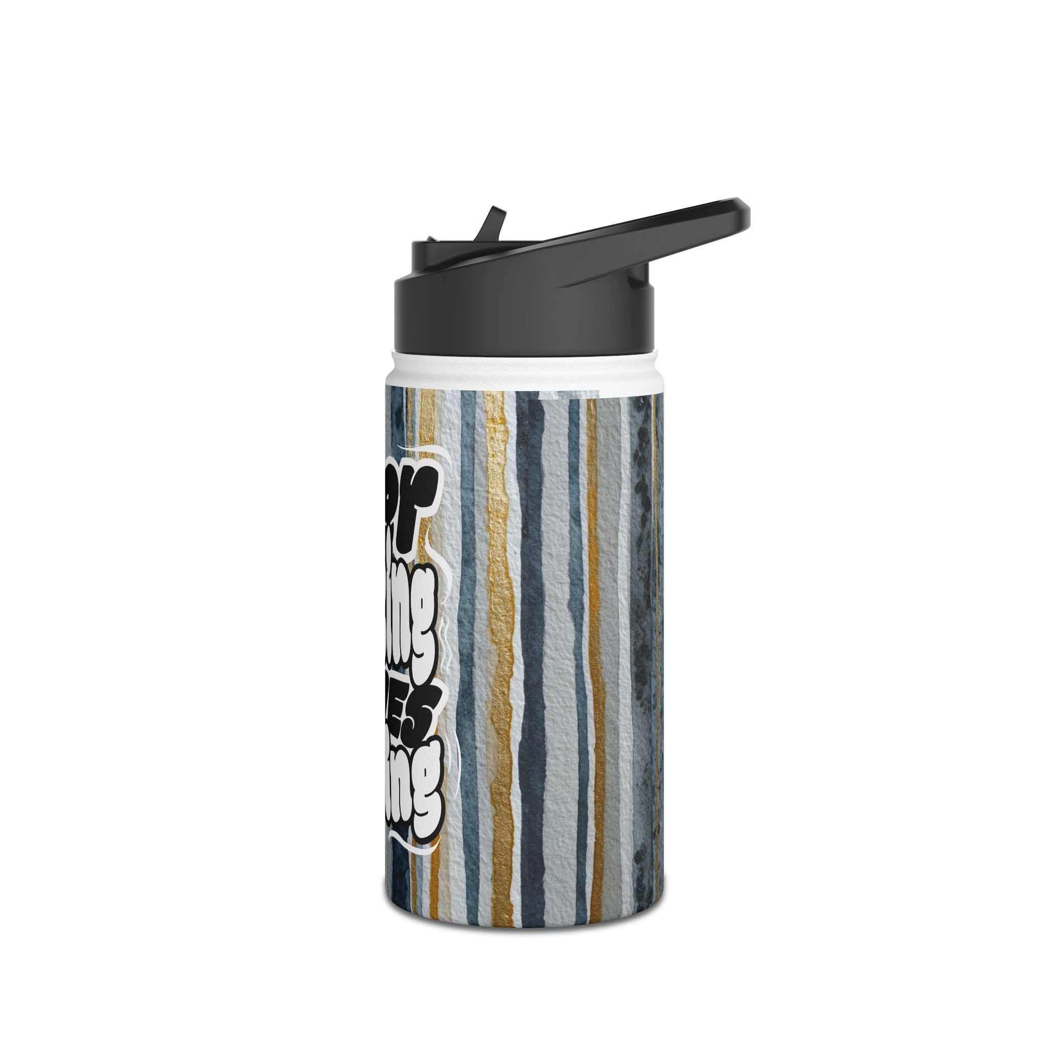 Stylish Stainless Steel Water Bottle, Eco-Friendly Hydration, Perfect for Fitness and Everyday Use, Gift for Adventurers, Travel Drinkware Printify