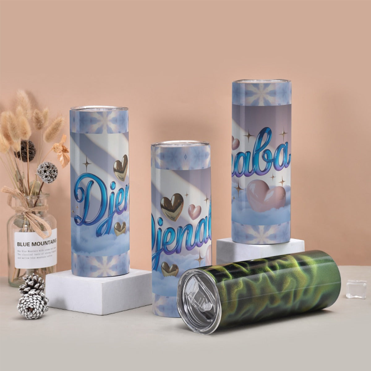 Tumbler with twinkle surface  20oz Yoycol