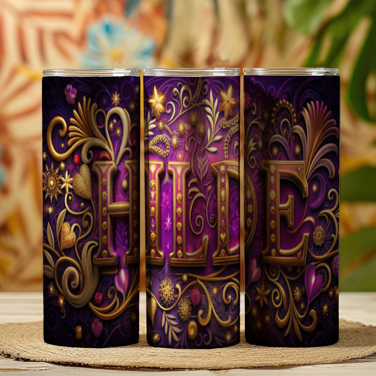 Custom 20OZ Straight Cup With Sliding Lid Yoycol