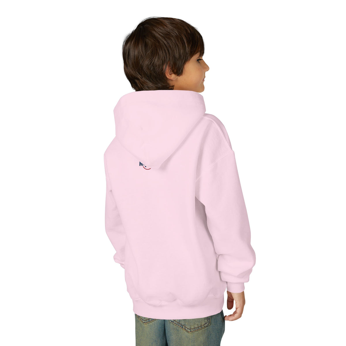Colorful Youth Hoodie with 'Hi There!' Design – Perfect for Casual Wear, Birthday Gifts, School Events, Holidays, and Beyond Printify