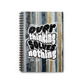 Overthinking Solves Nothing Notebook | Motivational Spiral Notebook for Students, Journaling, Gifts, School Supplies, Note-Taking Printify