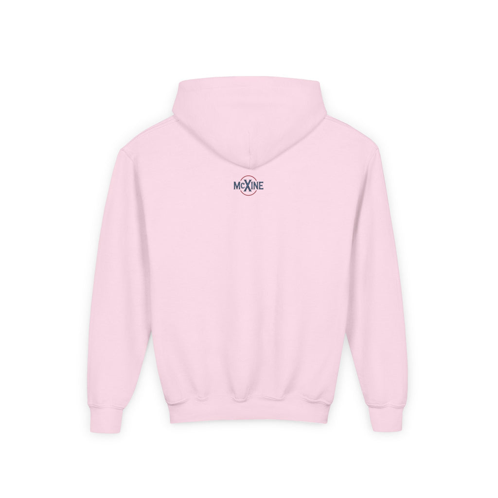 Colorful Youth Hoodie with 'Hi There!' Design – Perfect for Casual Wear, Birthday Gifts, School Events, Holidays, and Beyond Printify