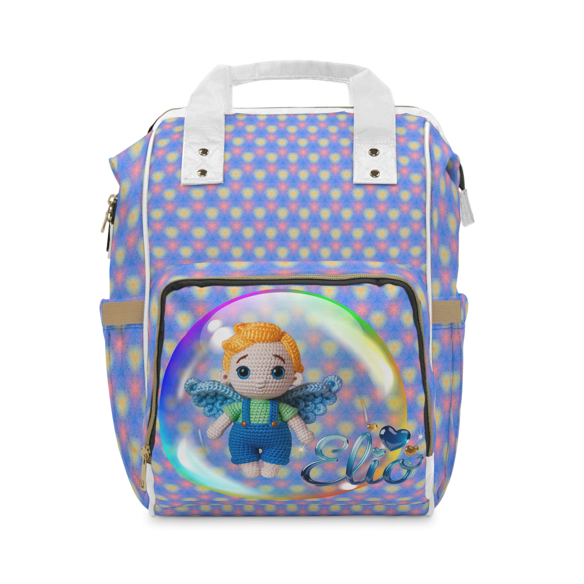Colorful Kids' Diaper Backpack | Multifunctional Baby Bag for Parents, Trendy Diaper Bag, Stylish Baby Gear, Perfect for Baby Showers [...] Printify