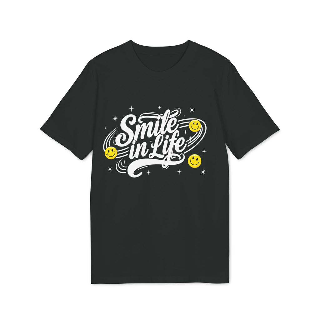 Smile in Life Organic Cotton T-Shirt | McXine Originals Tee Printify