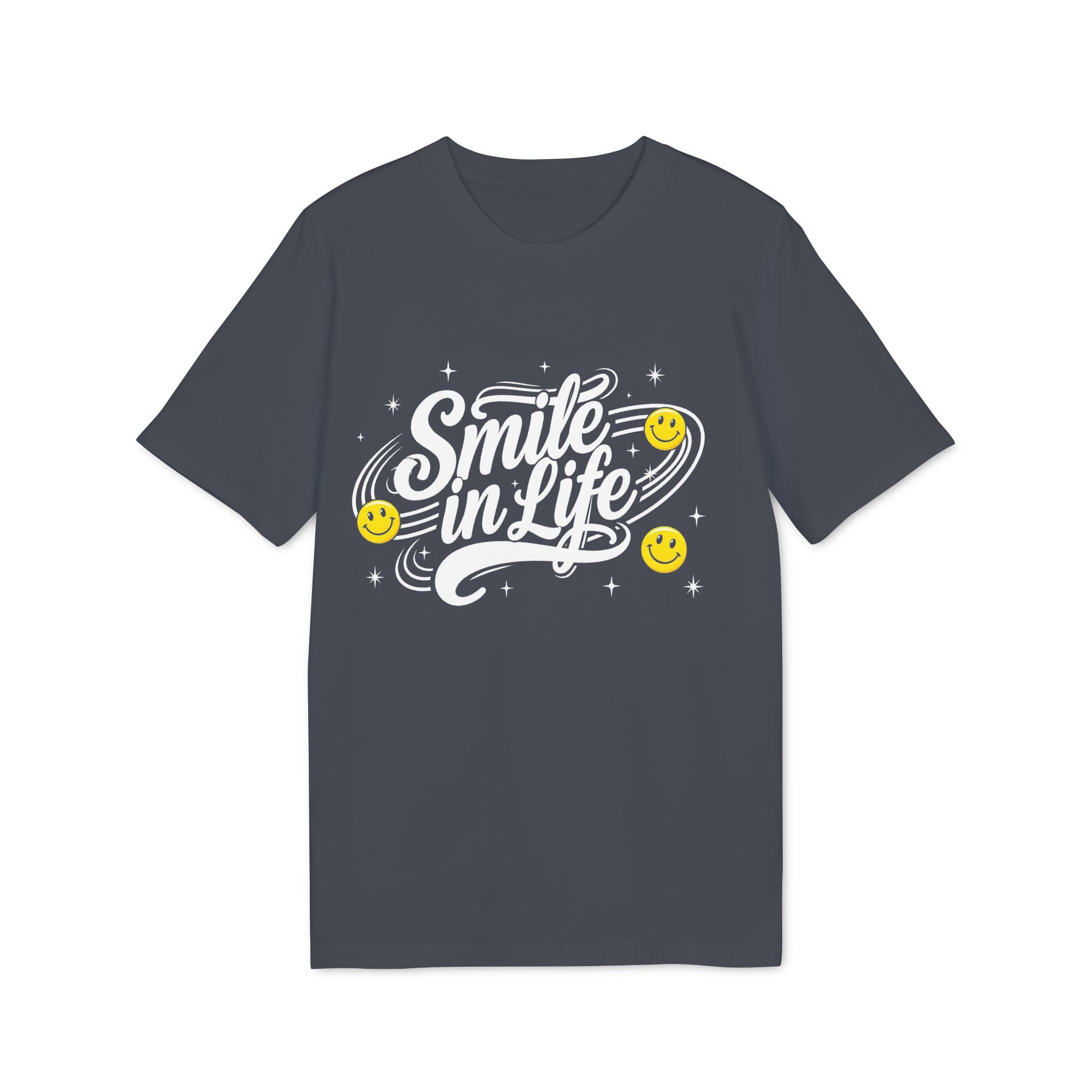 Smile in Life Organic Cotton T-Shirt | McXine Originals Tee Printify