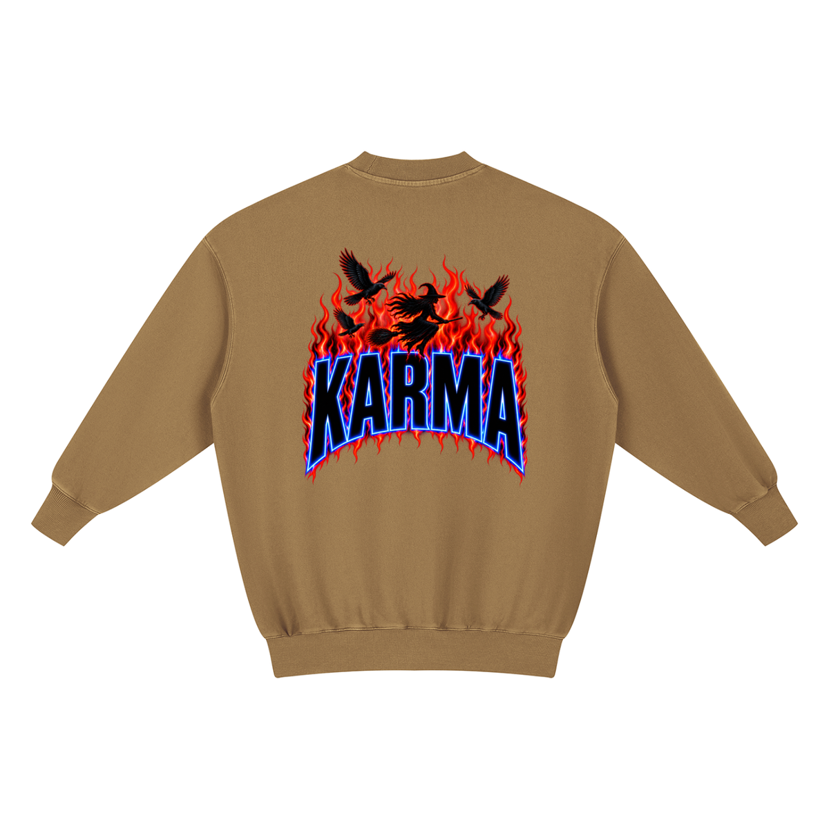 KARMA Witch Oversized Sweatshirt Dress