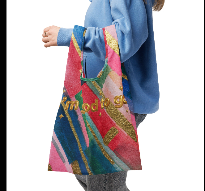 Good To Go™ | Abstract Art Tote Bag | Reusable & Eco-Friendly | Unique Gift for Her | McXinetje-McXine