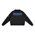 Essential Fleece Mock-Neck Crew Sweatshirt
