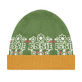 Personalised Daisy Knitted Beanie – Custom Name, Pastel