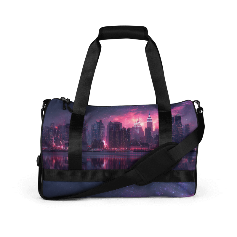McXine® New York Skyline large gym bag – City Nights Edition