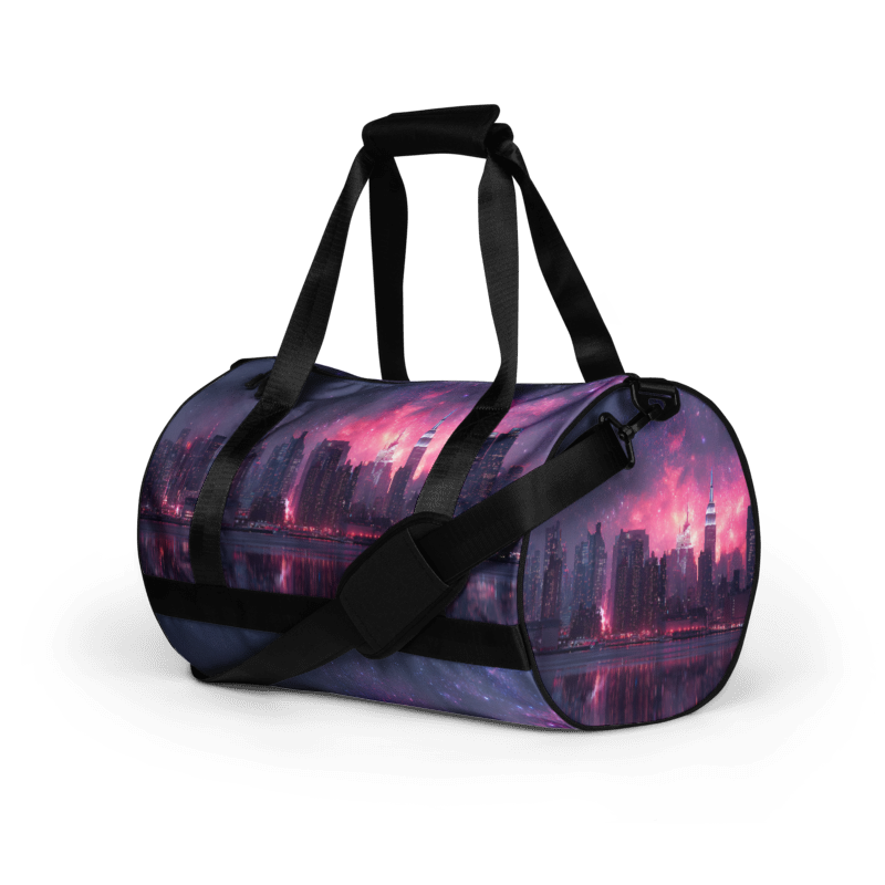 McXine® New York Skyline barrel duffle bag – City Nights Edition