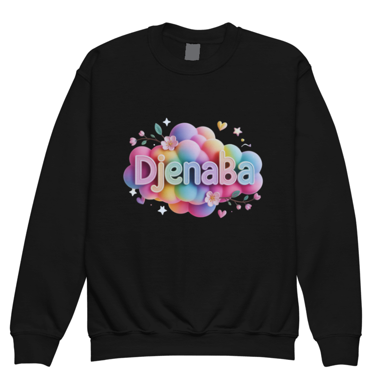 Friends Graphic Kids Sweatshirt | Rainbow Pastel Print | Girls Crewneck | Fun Gift for Girls | McXinetje