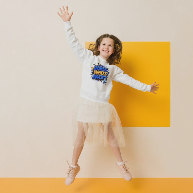 Guess Who's Back? Kids Back to School Crewneck Sweatshirt | McXine™