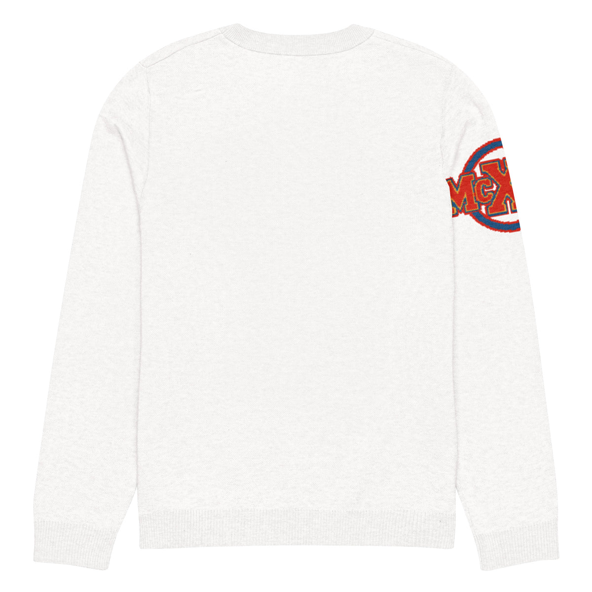 X Marks the Spark Knitted Jumper – White, Unisex