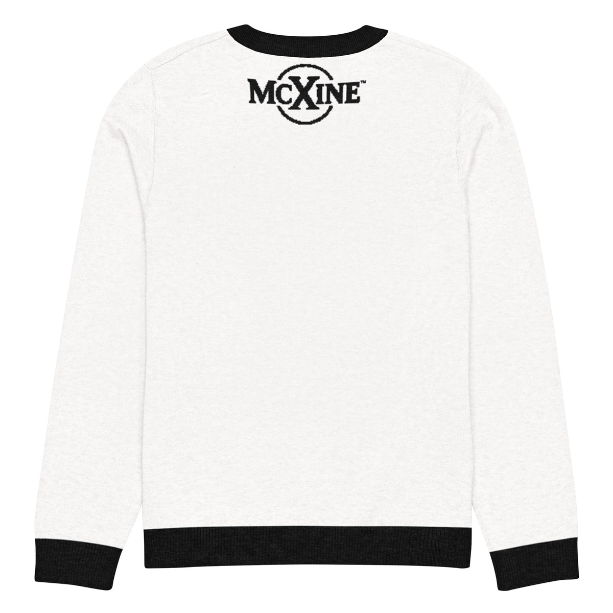Move in Silence Leopard Knitted Jumper – White, Unisex