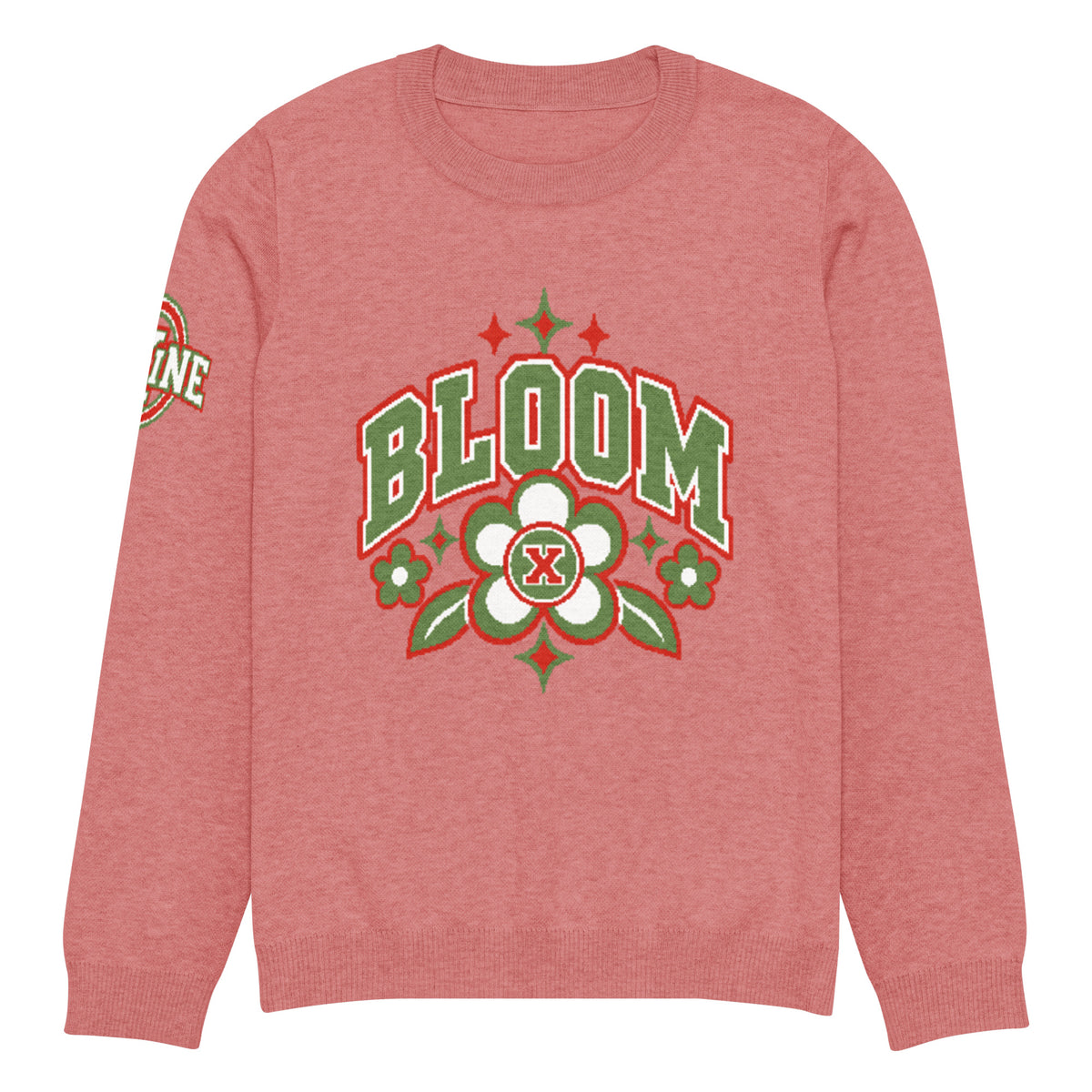Bloom Knitted Jumper – Floral Varsity, Unisex