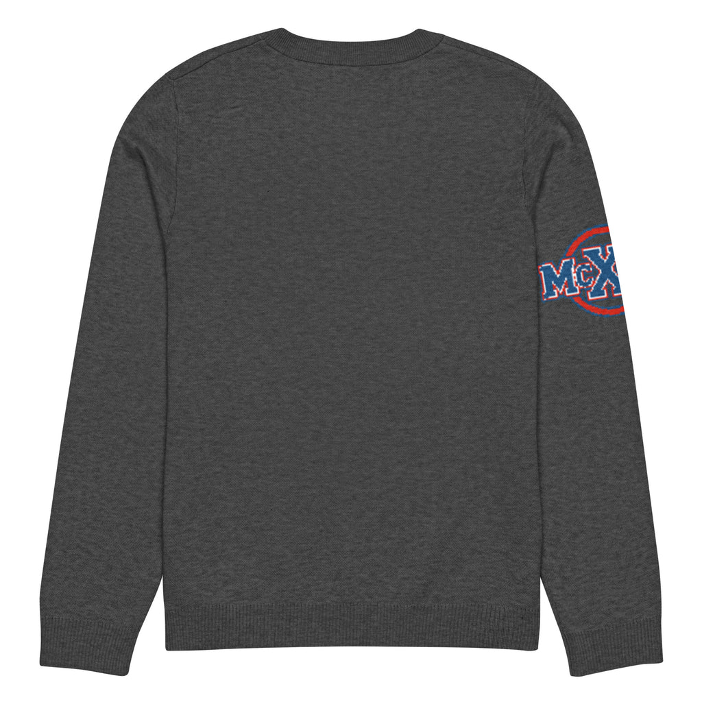 X Marks the Spark – Knitted Crew Neck Pullover