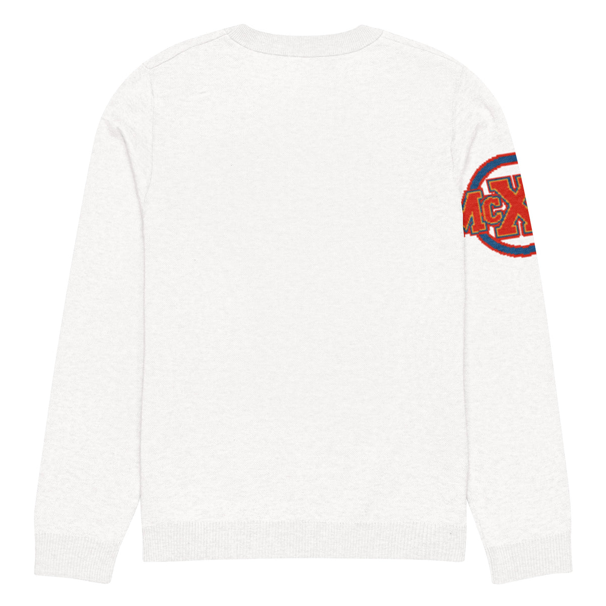 X Marks the Spark Knitted Jumper – White, Unisex