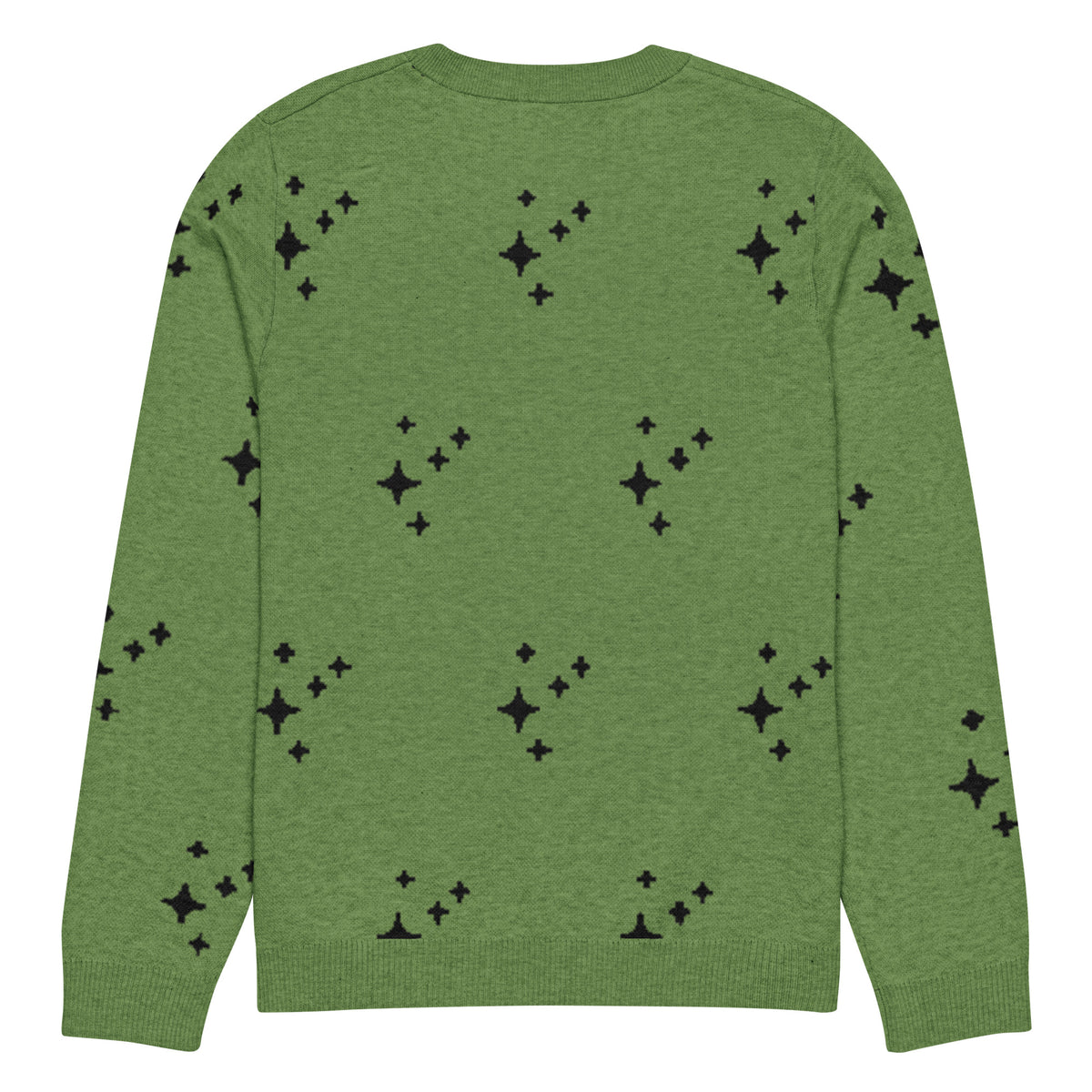 Stars & Sparks Knitted Jumper – Green, Unisex