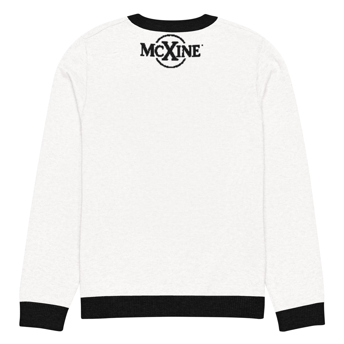 Move in Silence Leopard Knitted Jumper – White, Unisex