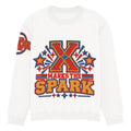 X Marks the Spark Knitted Jumper – White, Unisex