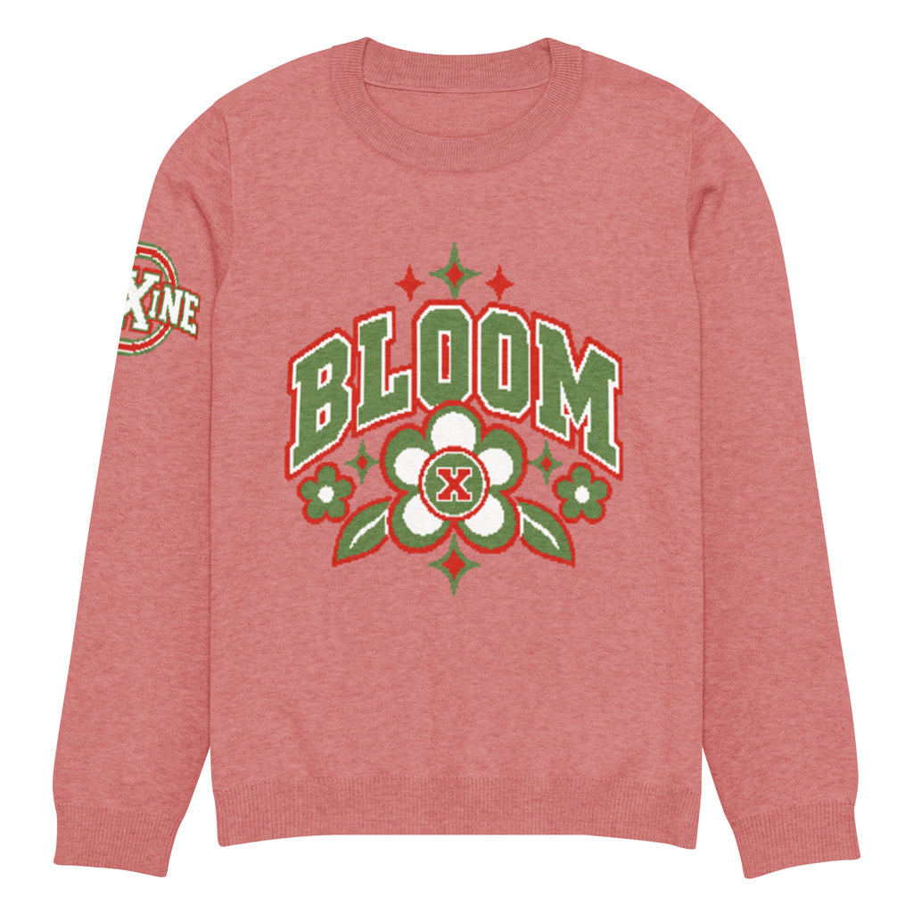 Bloom Knitted Jumper – Floral Varsity, Unisex