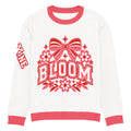 Bloom Knitted Jumper – White & Pink