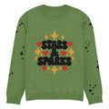 Stars & Sparks Knitted Jumper – Green, Unisex