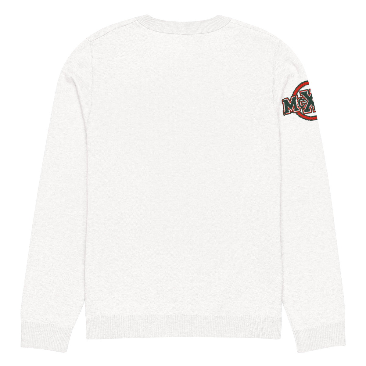 X Marks the Spark Knitted Jumper – Navy & Red