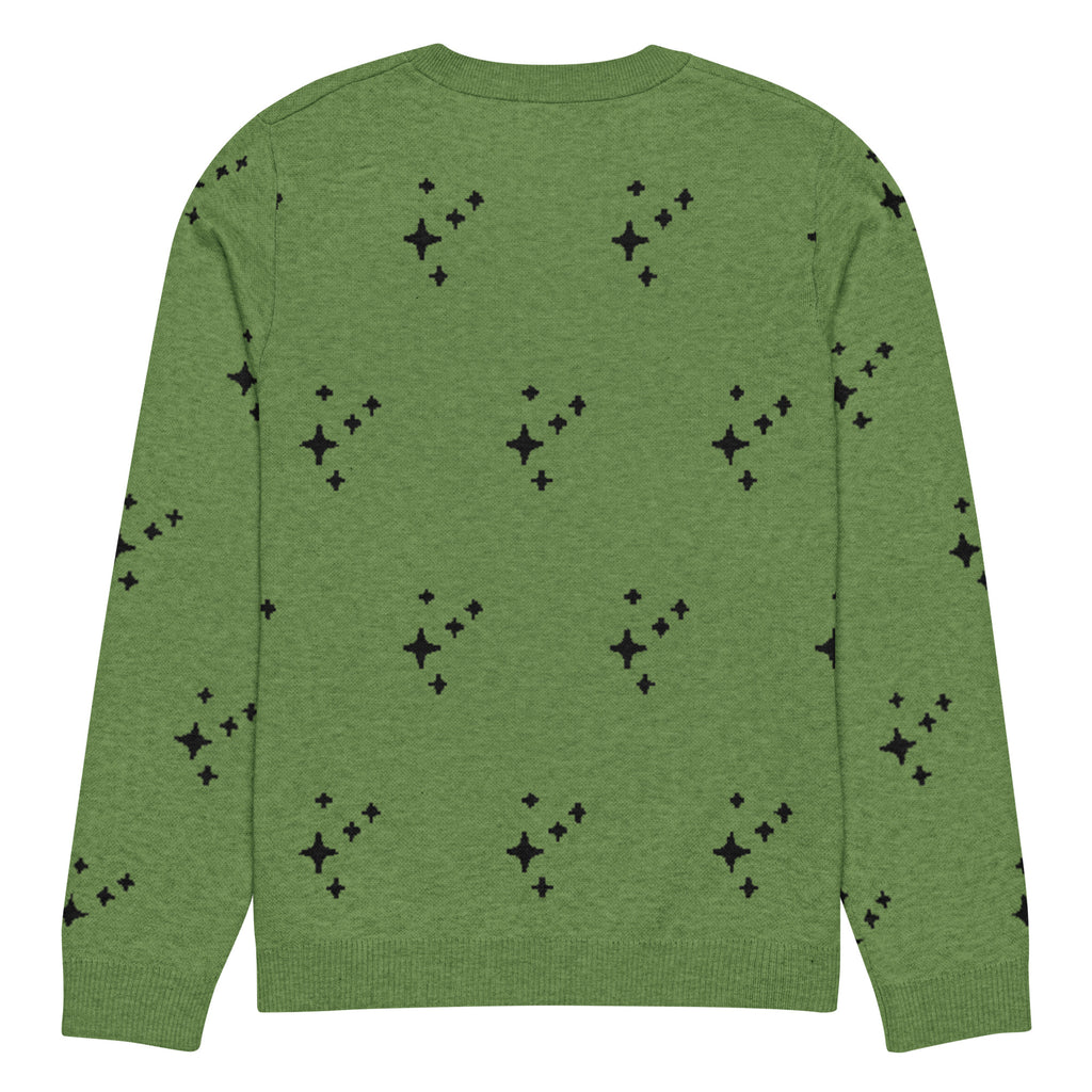 Stars & Sparks Knitted Jumper – Green, Unisex