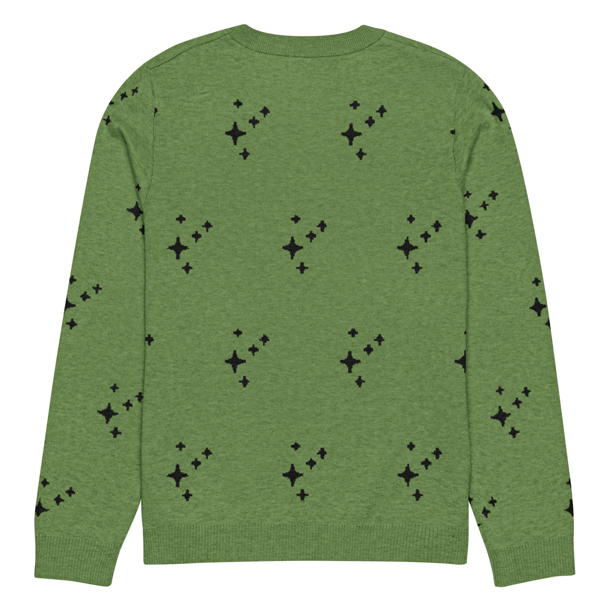 Stars & Sparks Knitted Jumper – Green, Unisex