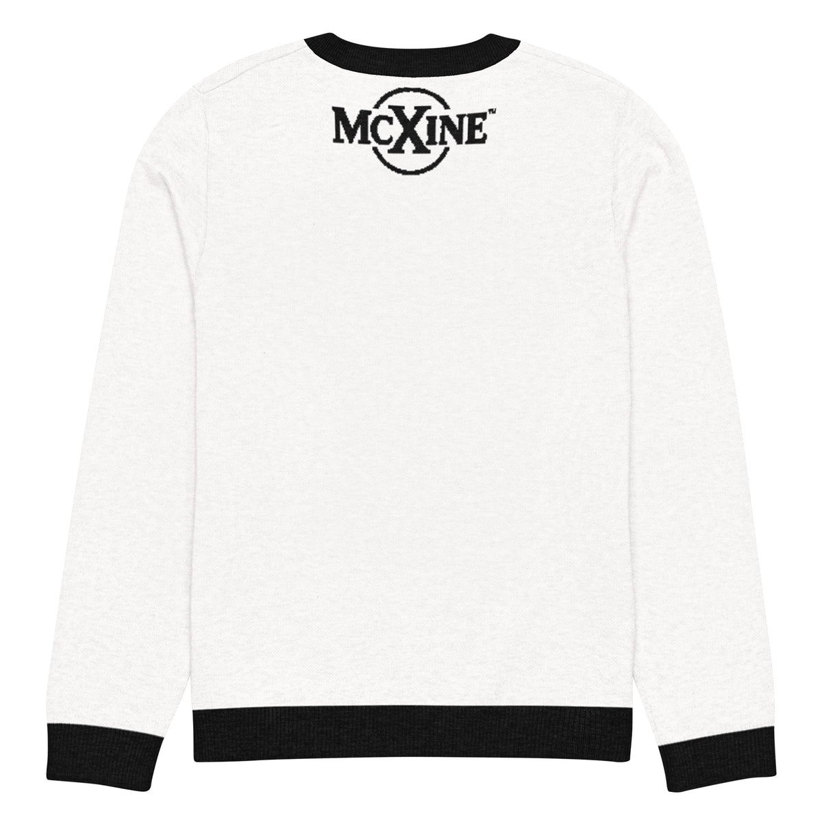 Move in Silence Leopard Knitted Jumper – White, Unisex