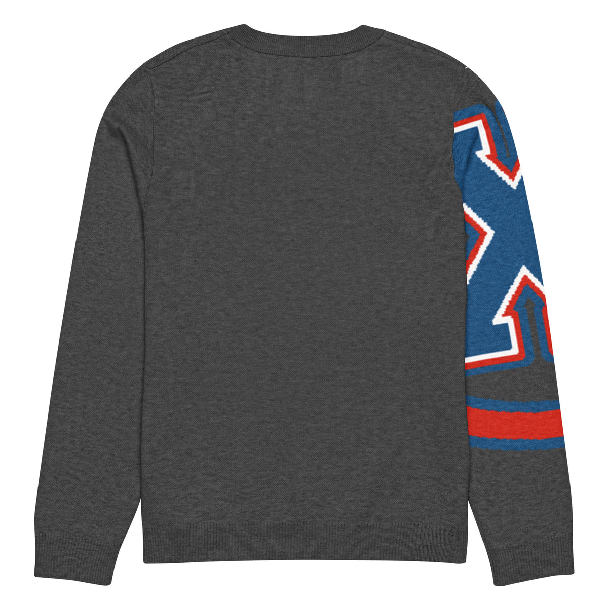 X Marks the Spark – Knitted Crew Neck Pullover