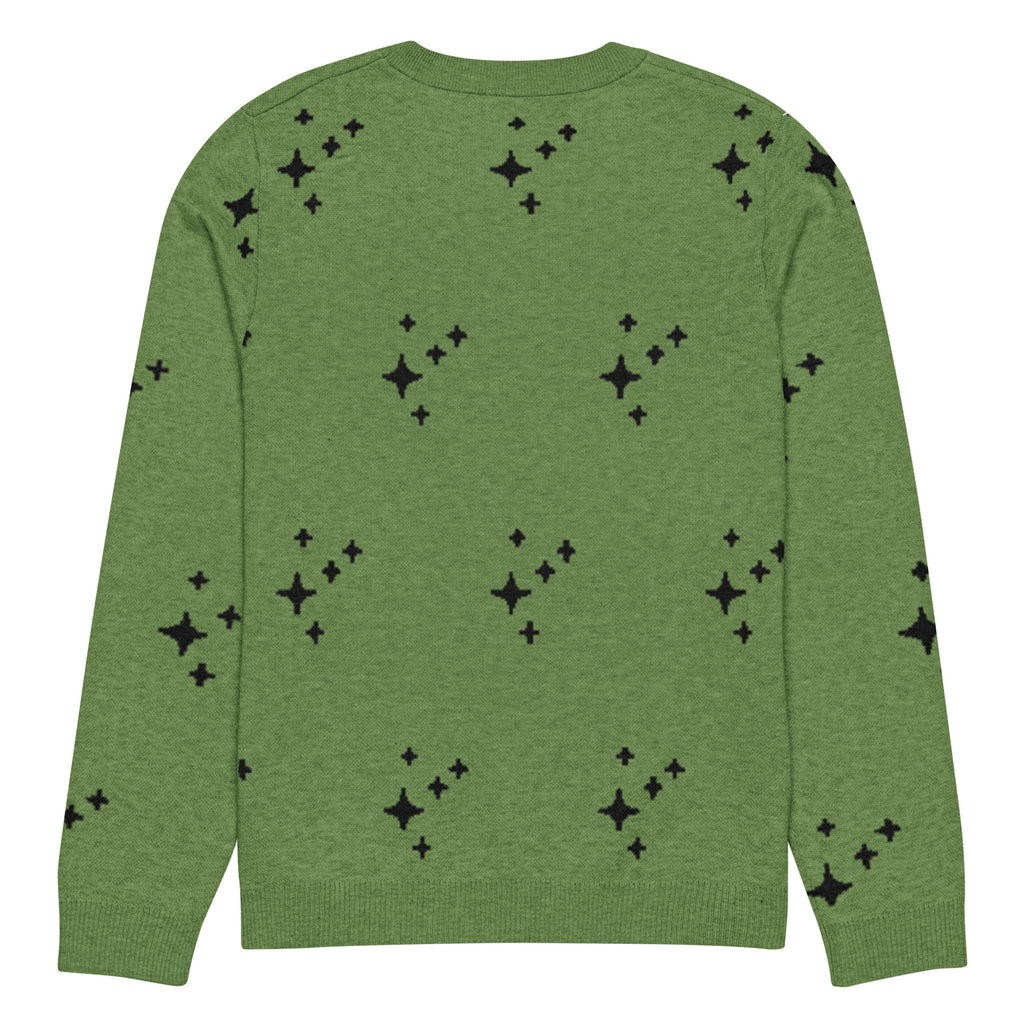 Stars & Sparks Knitted Jumper – Green, Unisex