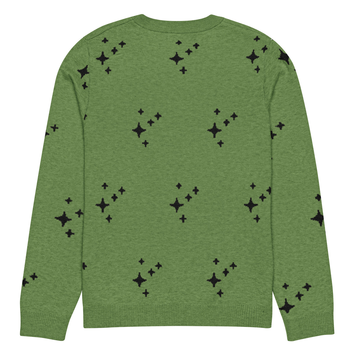 Stars & Sparks Knitted Jumper – Green, Unisex