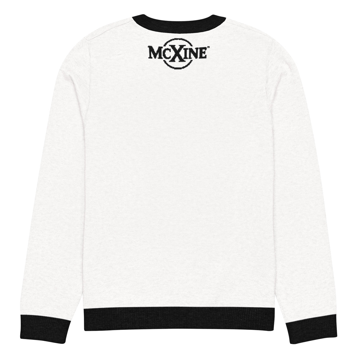 Move in Silence Leopard Knitted Jumper – White, Unisex