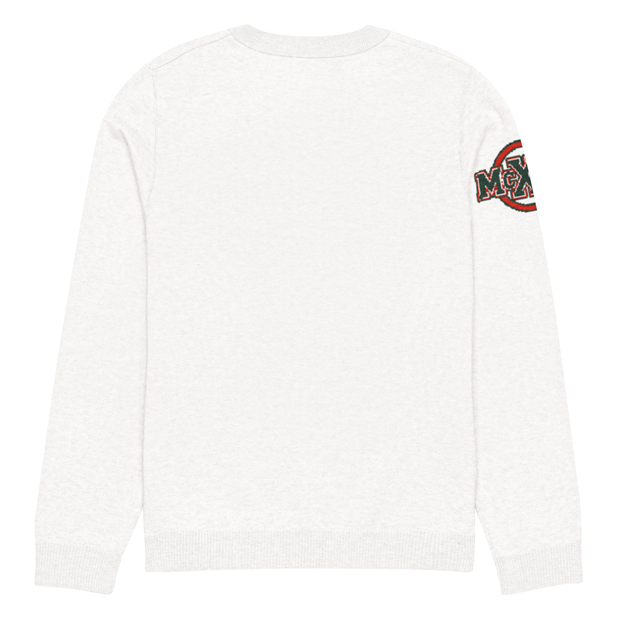 X Marks the Spark Knitted Jumper – Navy & Red